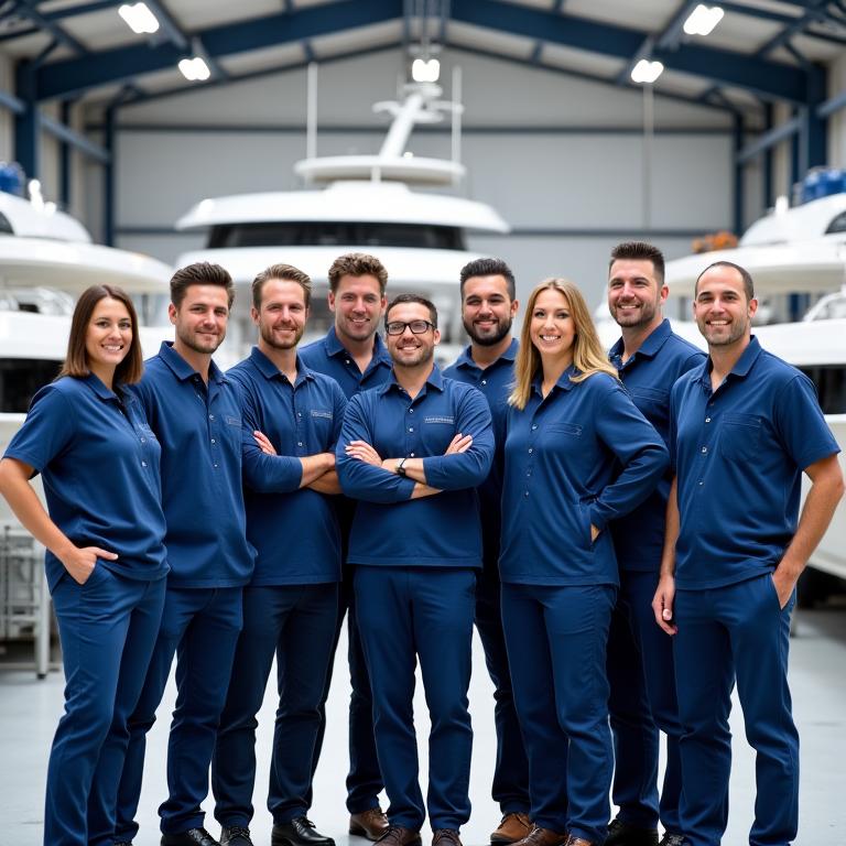 Equipo AndesHue en instalaciones de Cartagena